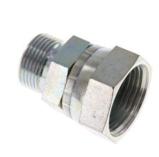 Adaptateur réducteur en acier zingué G 1'' x G 3/4'' F/M 150 Bar - Hydraulique