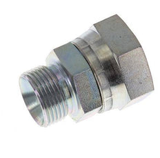 Adaptateur réducteur en acier zingué G 1'' x G 3/4'' F/M 150 Bar - Hydraulique