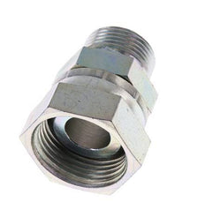 Adaptateur réducteur en acier zingué G 1'' x G 3/4'' F/M 150 Bar - Hydraulique