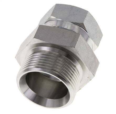 Adaptateur réducteur en acier zingué G 1'' x G 1 1/4'' F/M 150 Bar - Hydraulique