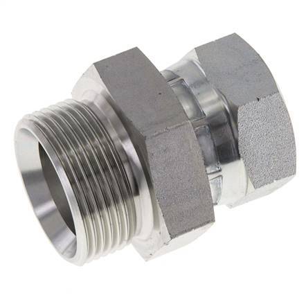 Adaptateur réducteur en acier zingué G 1'' x G 1 1/4'' F/M 150 Bar - Hydraulique