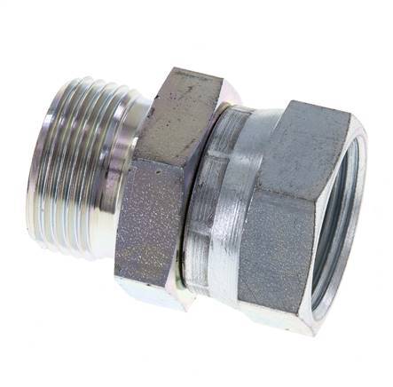 Adaptateur réducteur en acier zingué G 1'' F/M 150 Bar - Hydraulique