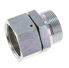 Adaptateur réducteur en acier zingué G 1 1/2'' F/M 125 Bar - Hydraulique