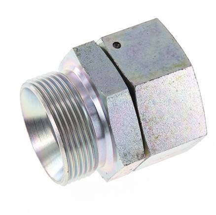 Adaptateur réducteur en acier zingué G 1 1/2'' F/M 125 Bar - Hydraulique