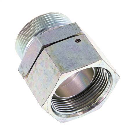 Adaptateur réducteur en acier zingué G 1 1/2'' F/M 125 Bar - Hydraulique