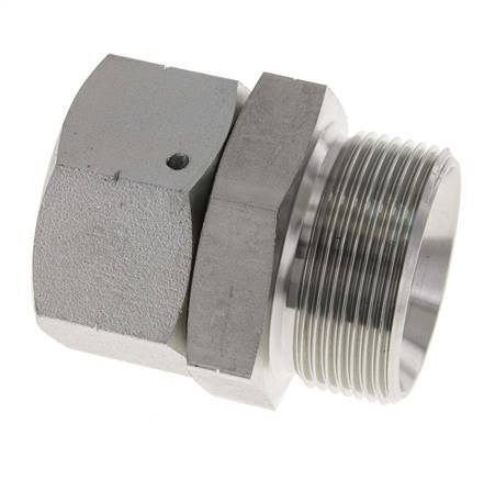 Adaptateur réducteur en acier zingué G 1 1/4'' x G 1 1/2'' F/M 150 Bar - Hydraulique