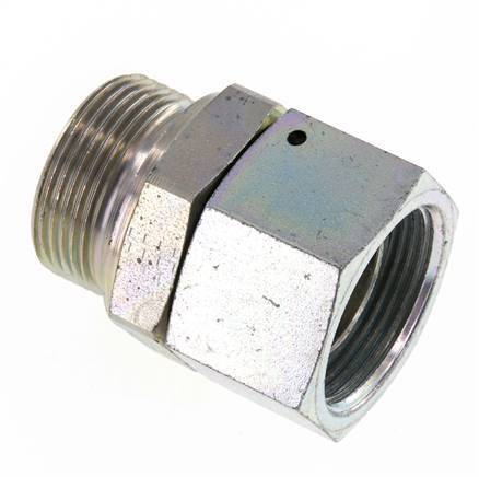 G 1 1/4'' F/M Zinc plated Steel Reducing Adapter 150 Bar - Hydraulic
