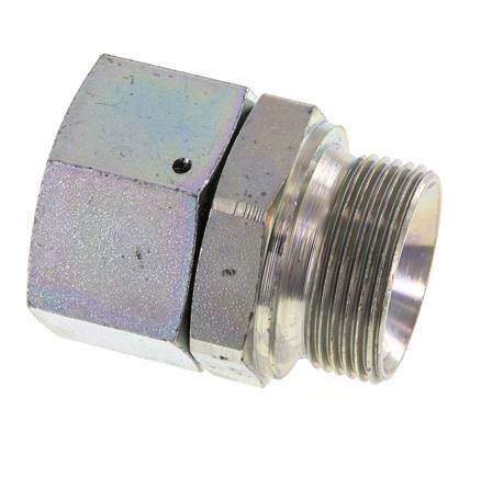 Adaptateur réducteur en acier zingué G 1 1/4'' F/M 150 Bar - Hydraulique