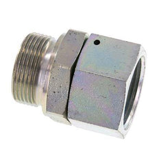 Adaptateur réducteur en acier zingué G 1 1/4'' F/M 150 Bar - Hydraulique