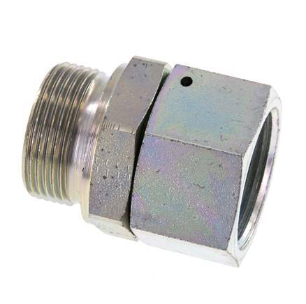 G 1 1/4'' F/M Zinc plated Steel Reducing Adapter 150 Bar - Hydraulic