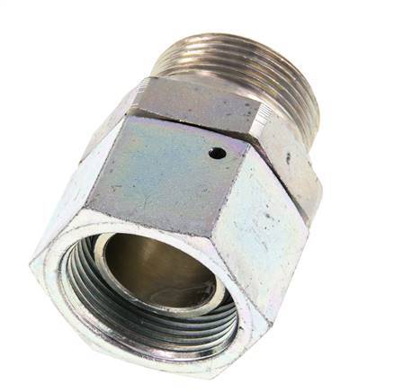 Adaptateur réducteur en acier zingué G 1 1/4'' F/M 150 Bar - Hydraulique