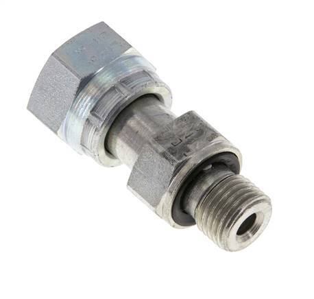 Adaptateur réducteur en acier zingué UN 11/16''-16 x G 1/4'' F/M ORFS 630 Bar - Hydraulique
