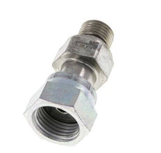Adaptateur réducteur en acier zingué UN 11/16''-16 x G 1/4'' F/M ORFS 630 Bar - Hydraulique