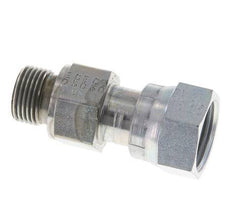 UN 13/16''-16 x G 3/8'' F/M Zinc plated Steel Reducing Adapter ORFS 630 Bar - Hydraulic