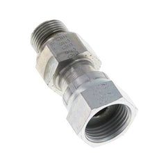UN 13/16''-16 x G 3/8'' F/M Zinc plated Steel Reducing Adapter ORFS 630 Bar - Hydraulic