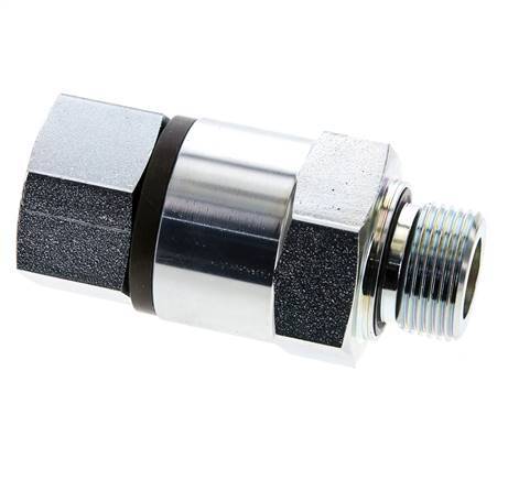 G 3/4'' F/M Joint tournant en acier zingué 400 Bar - Hydraulique - Haute pression