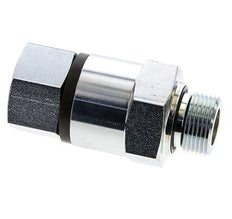 G 3/4'' F/M Joint tournant en acier zingué 400 Bar - Hydraulique - Haute pression