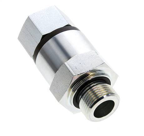 G 3/4'' F/M Joint tournant en acier zingué 400 Bar - Hydraulique - Haute pression
