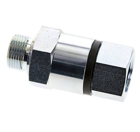 G 3/4'' F/M Joint tournant en acier zingué 400 Bar - Hydraulique - Haute pression