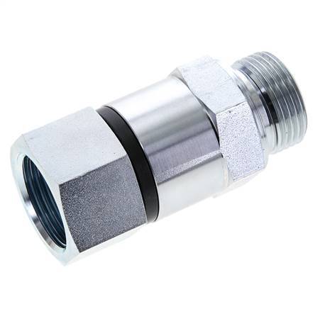 G 1'' F/M Zinc plated Steel Swivel Joint 400 Bar - Hydraulic - High-pressure