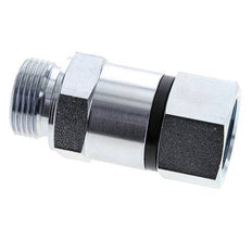 G 1'' F/M Joint pivotant en acier zingué 400 Bar - Hydraulique - Haute pression