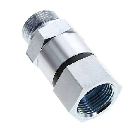 G 1'' F/M Joint pivotant en acier zingué 400 Bar - Hydraulique - Haute pression