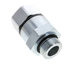 G 1 1/4'' F/M Joint pivotant en acier zingué 400 Bar - Hydraulique - Haute pression