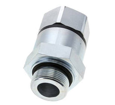 G 1 1/4'' F/M Joint pivotant en acier zingué 400 Bar - Hydraulique - Haute pression