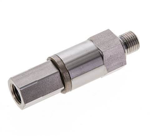 G 1/4'' F/M Joint tournant en acier inoxydable 250 Bar - Hydraulique - Haute pression