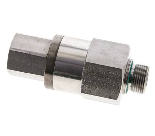 G 3/4'' F/M Joint tournant en acier inoxydable 250 Bar - Hydraulique - Haute pression