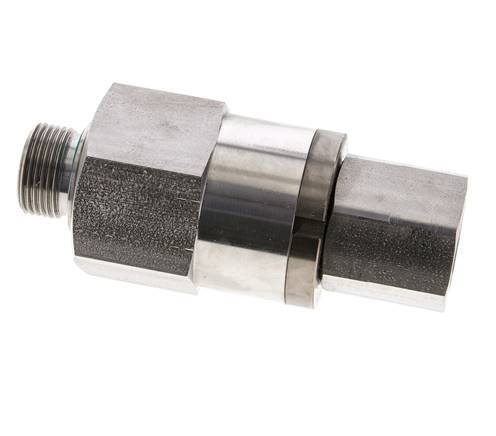 G 3/4'' F/M Joint tournant en acier inoxydable 250 Bar - Hydraulique - Haute pression