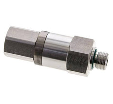 G 3/8'' F/M Joint tournant en acier inoxydable 250 Bar - Hydraulique - Haute pression