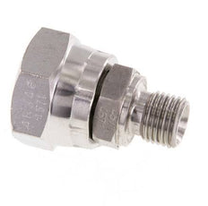 Adaptateur réducteur en acier inoxydable G 1/2'' x G 1/4'' F/M 300 Bar - Hydraulique