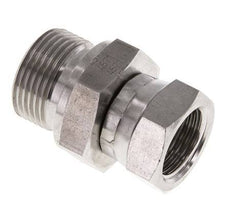 Adaptateur réducteur en acier inoxydable G 1/2'' x G 3/4'' F/M 300 Bar - Hydraulique