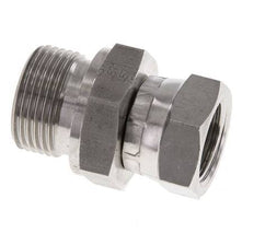 Adaptateur réducteur en acier inoxydable G 1/2'' x G 3/4'' F/M 300 Bar - Hydraulique