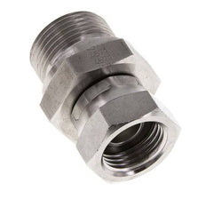 Adaptateur réducteur en acier inoxydable G 1/2'' x G 3/4'' F/M 300 Bar - Hydraulique