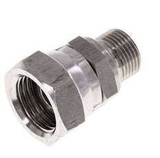 Adaptateur réducteur en acier inoxydable G 1/2'' x G 3/8'' F/M 300 Bar - Hydraulique