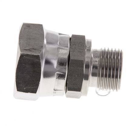 Adaptateur réducteur en acier inoxydable G 1/2'' x G 3/8'' F/M 300 Bar - Hydraulique