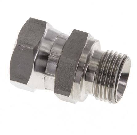 Adaptateur réducteur en acier inoxydable G 1/2'' F/M 300 Bar - Hydraulique