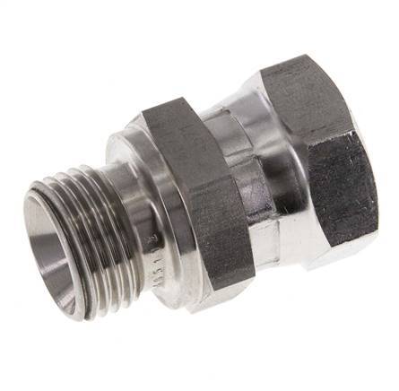 Adaptateur réducteur en acier inoxydable G 1/2'' F/M 300 Bar - Hydraulique