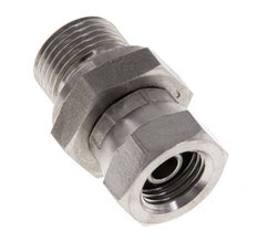 G 1/4'' x G 3/8'' F/M Stainless steel Reducing Adapter 325 Bar - Hydraulic