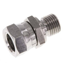G 1/4'' F/M Stainless steel Reducing Adapter 350 Bar - Hydraulic