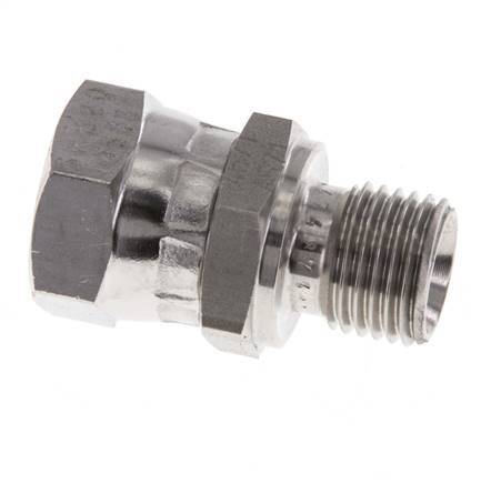 G 1/4'' F/M Stainless steel Reducing Adapter 350 Bar - Hydraulic