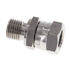 G 1/4'' F/M Stainless steel Reducing Adapter 350 Bar - Hydraulic