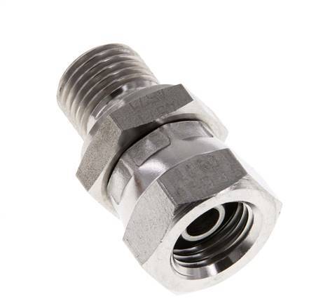 G 1/4'' F/M Stainless steel Reducing Adapter 350 Bar - Hydraulic