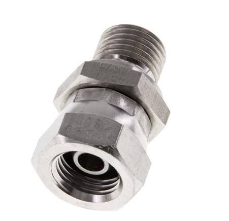 Adaptateur réducteur en acier inoxydable G 1/4'' F/M 350 Bar - Hydraulique
