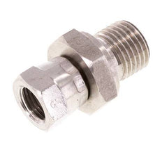 Adaptateur réducteur en acier inoxydable G 1/8'' x G 1/4'' F/M 350 Bar - Hydraulique