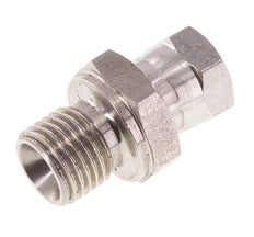 Adaptateur réducteur en acier inoxydable G 1/8'' x G 1/4'' F/M 350 Bar - Hydraulique
