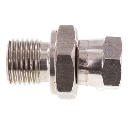 Adaptateur réducteur en acier inoxydable G 1/8'' x G 1/4'' F/M 350 Bar - Hydraulique