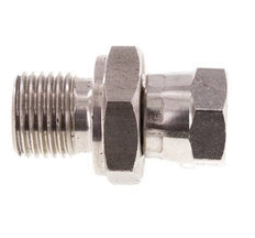 Adaptateur réducteur en acier inoxydable G 1/8'' x G 1/4'' F/M 350 Bar - Hydraulique